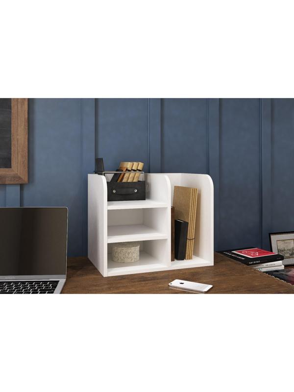 Подставка органайзер настольный Лео №1, 420х260х340, Белый