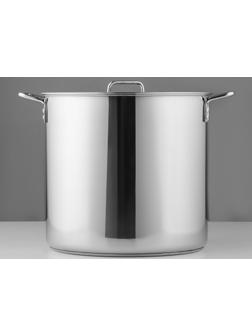 Котел «Общепит», 40 л, d=40 см, h=35 см, металлическая крышка, с теплораспределительным слоем