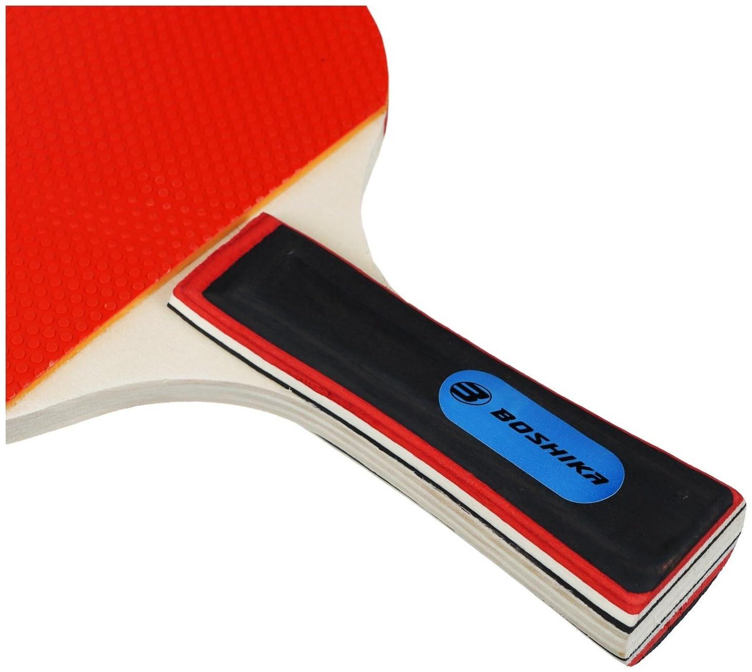 Ракетка для настольного тенниса BOSHIKA Championship, 2 звезды, цвета микс