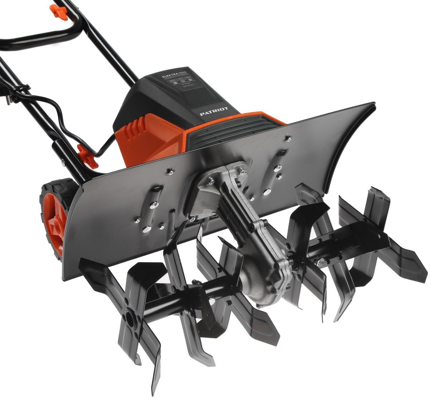 Культиватор электрический PATRIOT ELEKTRA 1500, 1500 Вт, 220 В, 360 об/мин, 450х205 мм