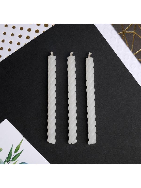 Набор: свечи в торт, белый, 16 шт.