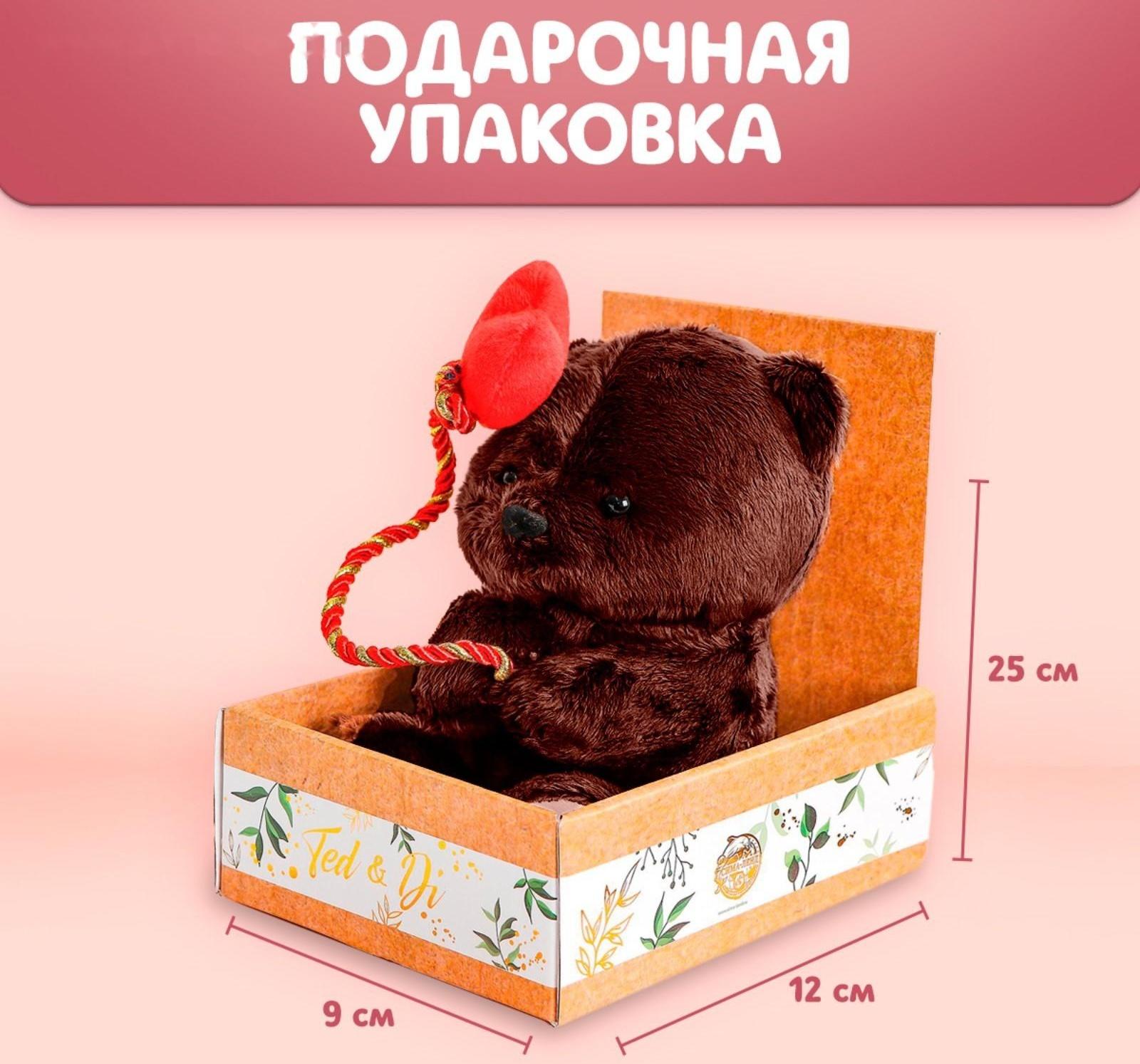 Мягкая игрушка «Влюблённый Ted», мишка, 23 см