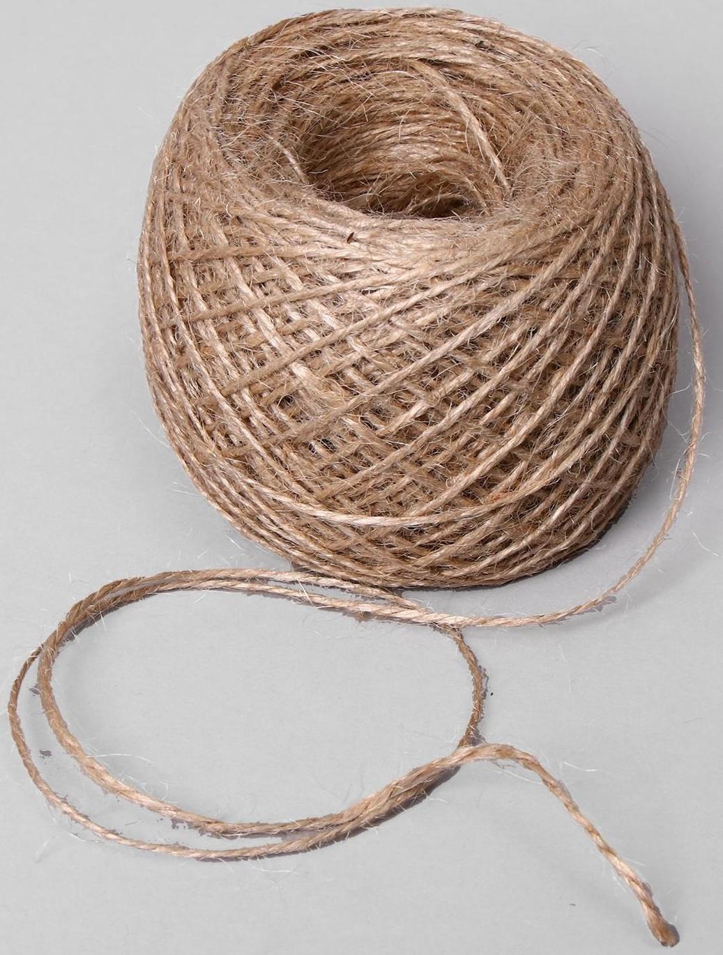 Шпагат для подвязки растений, 100 м, джут, Greengo