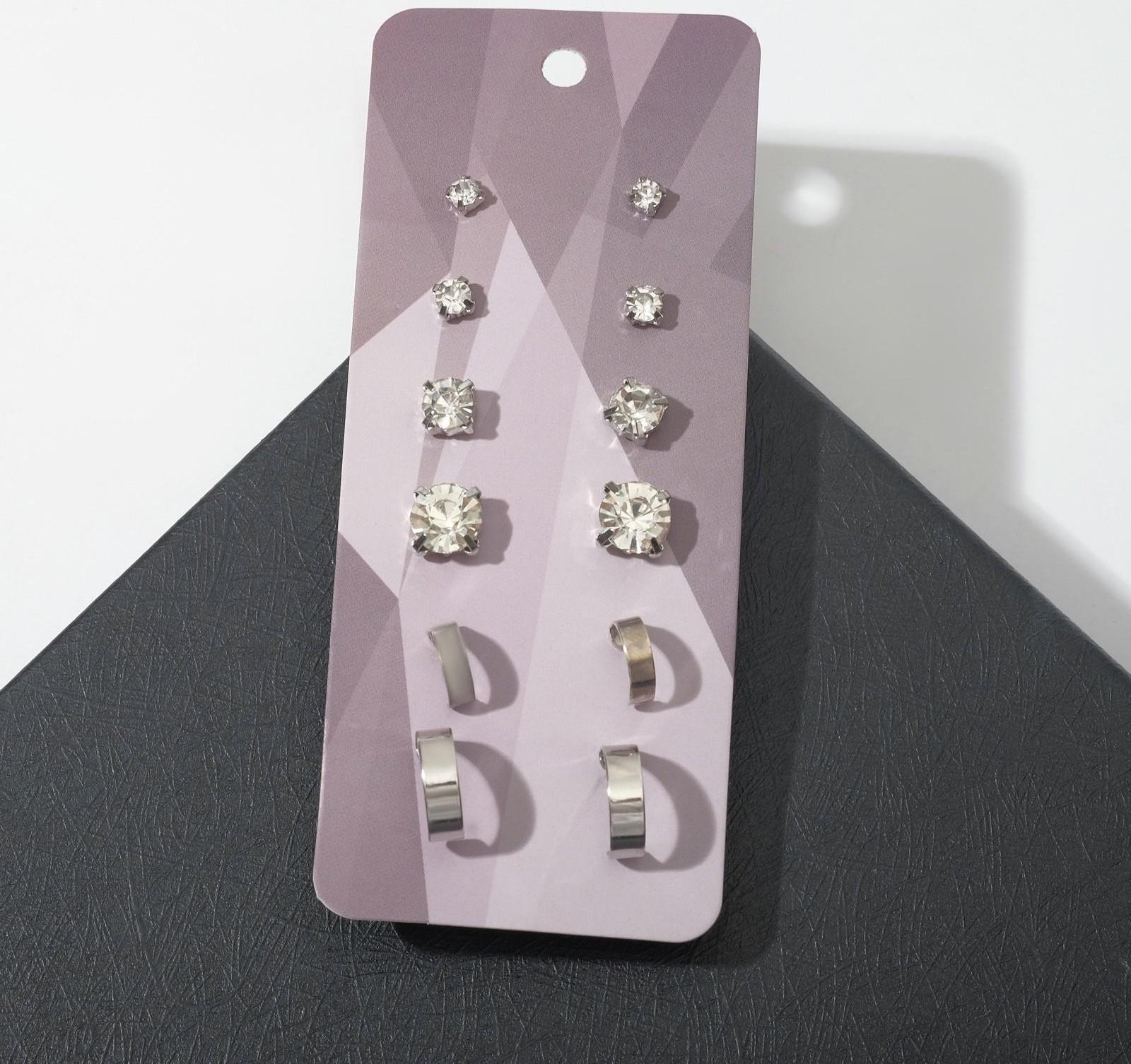 Пусеты 6 пар 