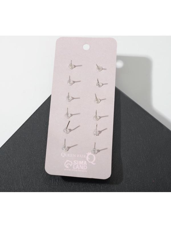 Пусеты 6 пар 