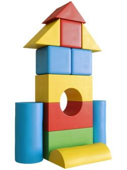 Мягкий конструктор «Ракета», 13 элементов