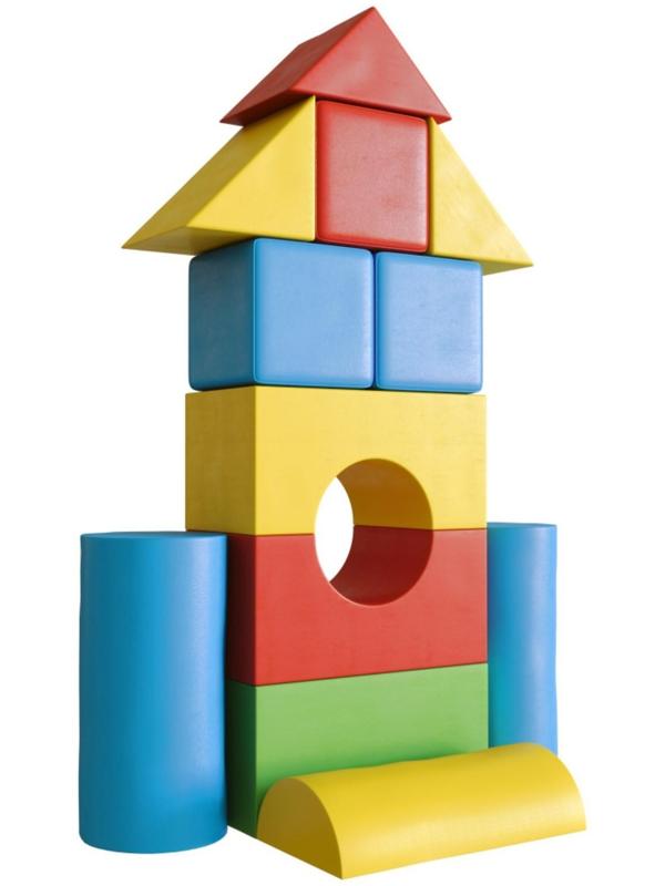 Мягкий конструктор «Ракета», 13 элементов