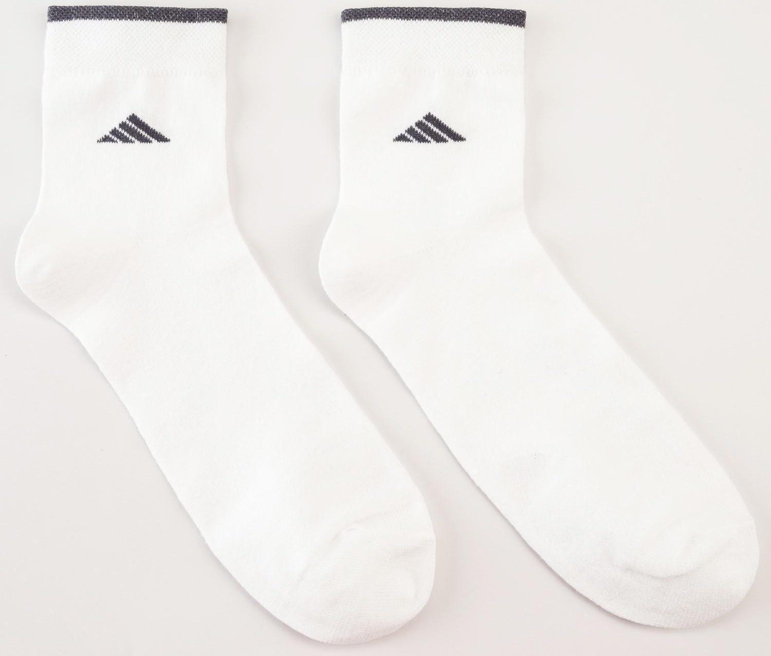 Носки мужские, цвет белый, размер 25-27