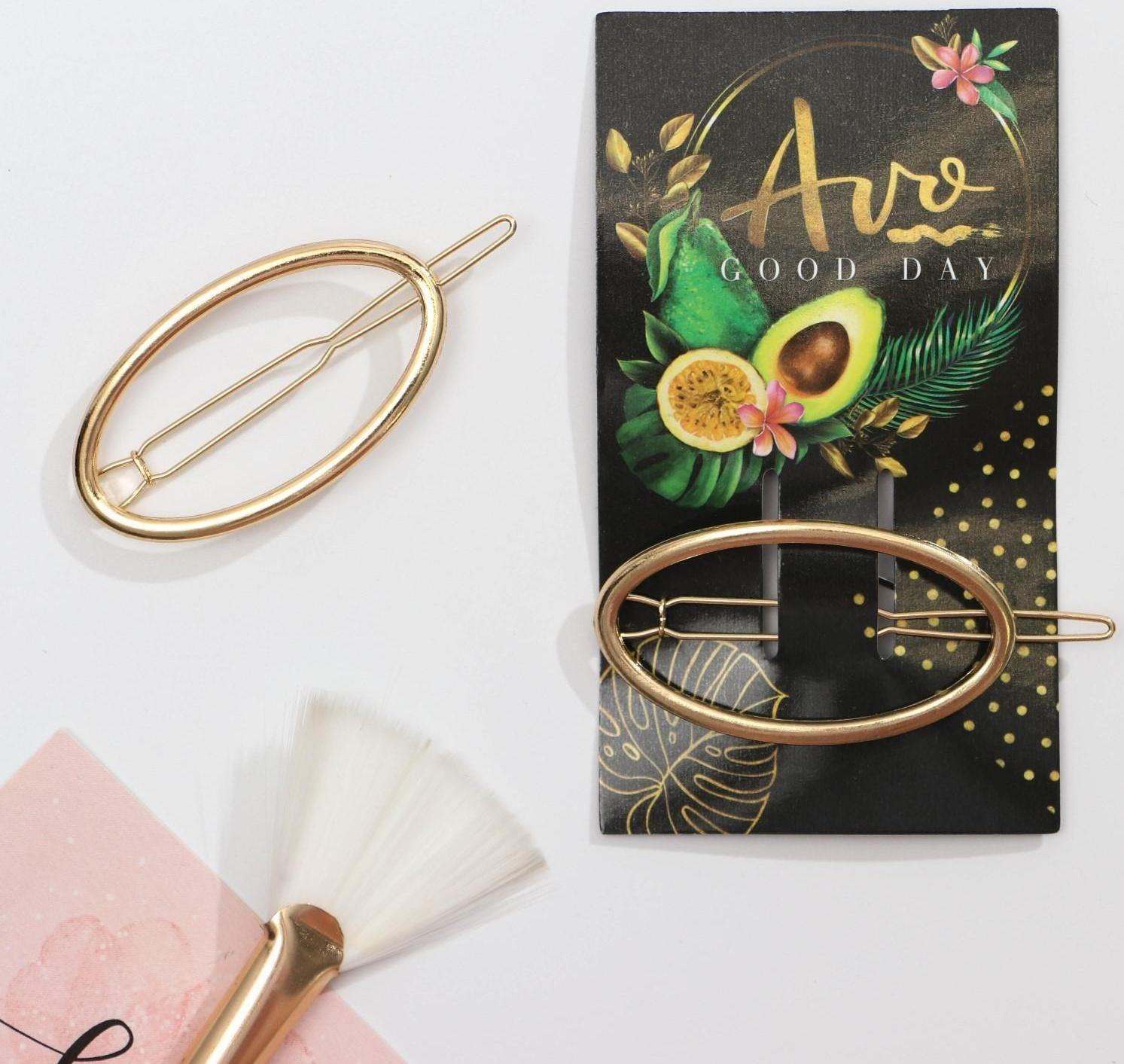 Заколка для волос формовая 