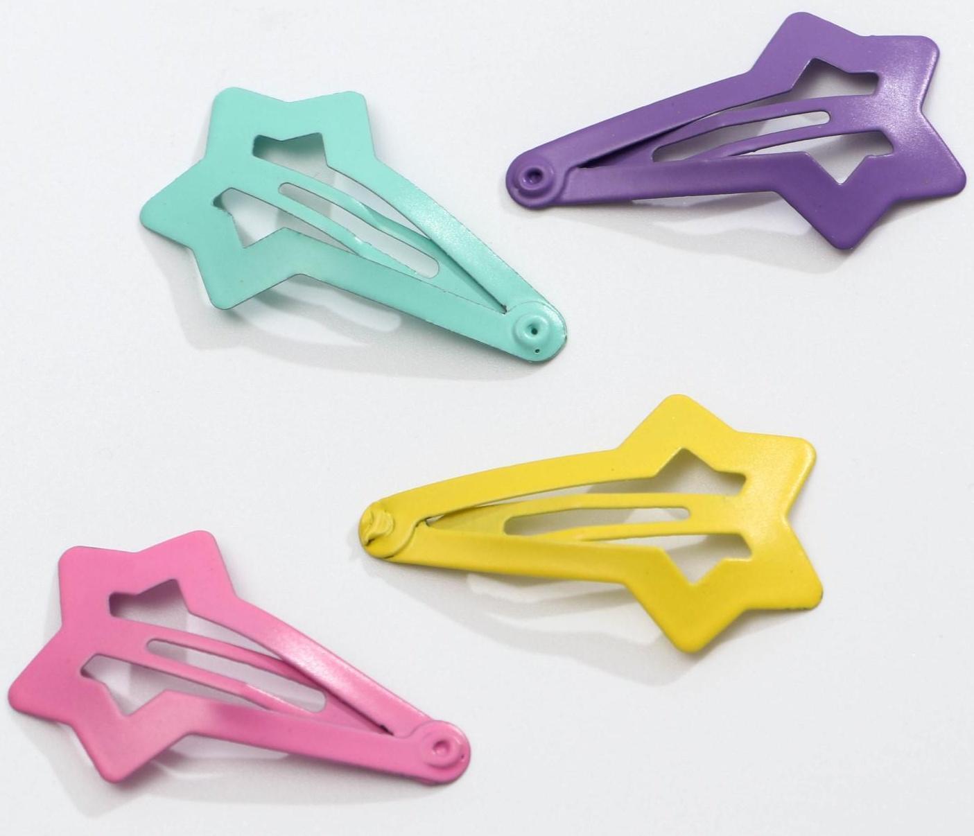 Заколки для волос детские «Светись, как звезда», 4 шт.