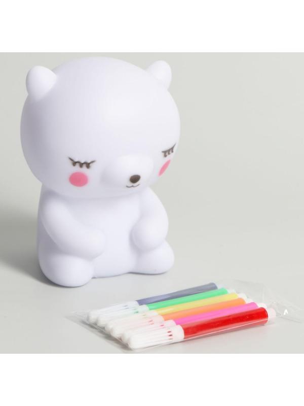 Набор для творчества «Раскрась светильник. Мишка»