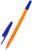 Набор ручек шариковых, 0.7 мм, 10 штук, стержень синий, оранжевый корпус