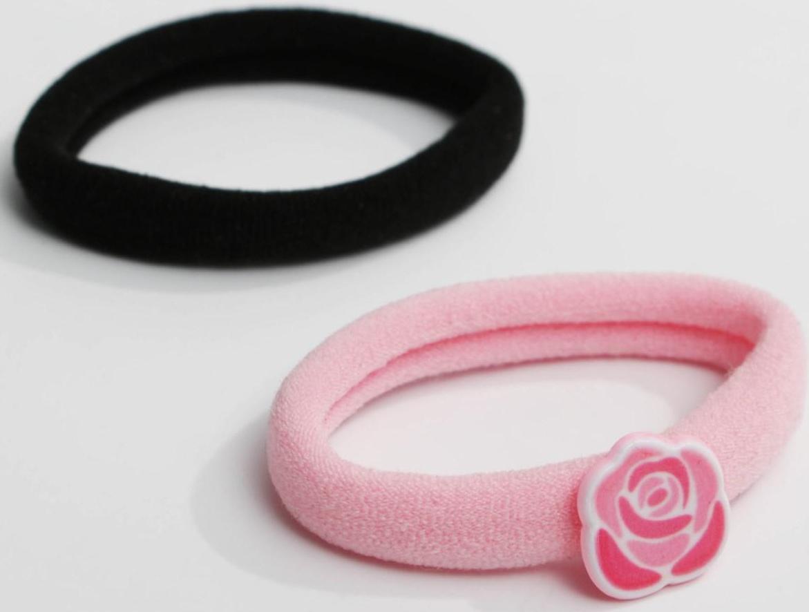 Резинки и заколка для волос «Красотка», набор