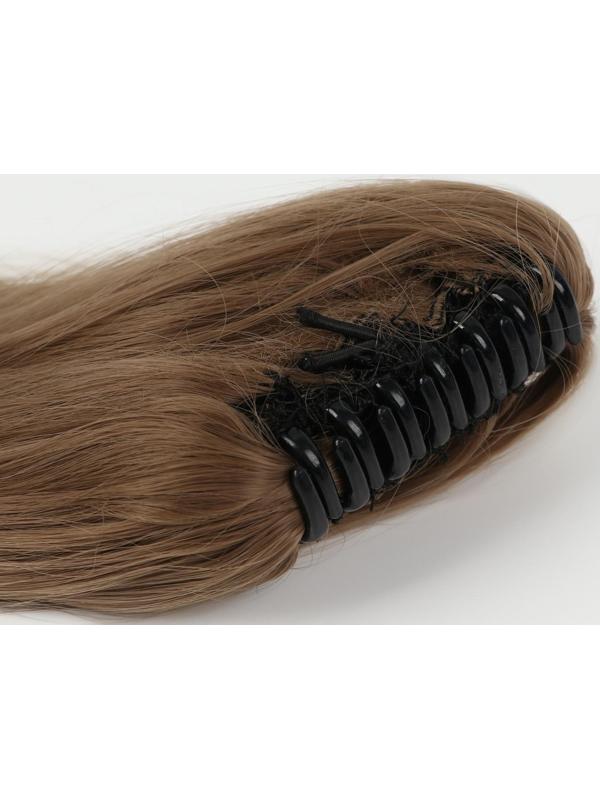 Хвост накладной, волнистый волос, на крабе, 40 см, 150 гр, цвет русый(#HTY18Т)