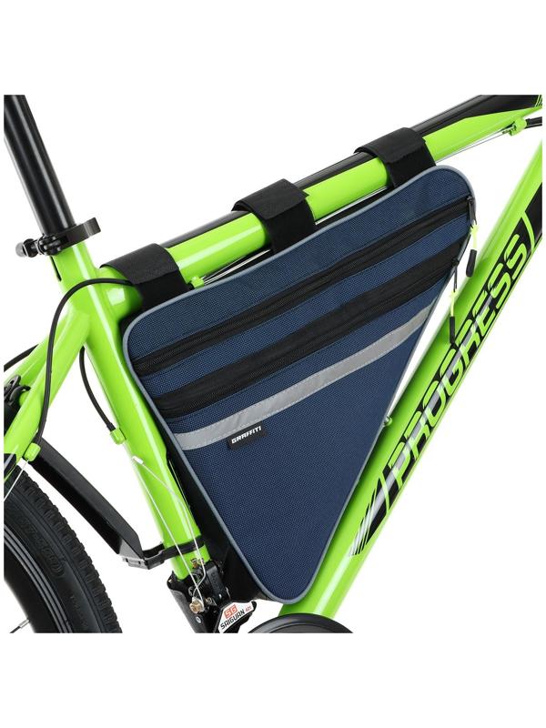 Велосумка под раму Graffiti-МАСТЕР, большая, цвет синий