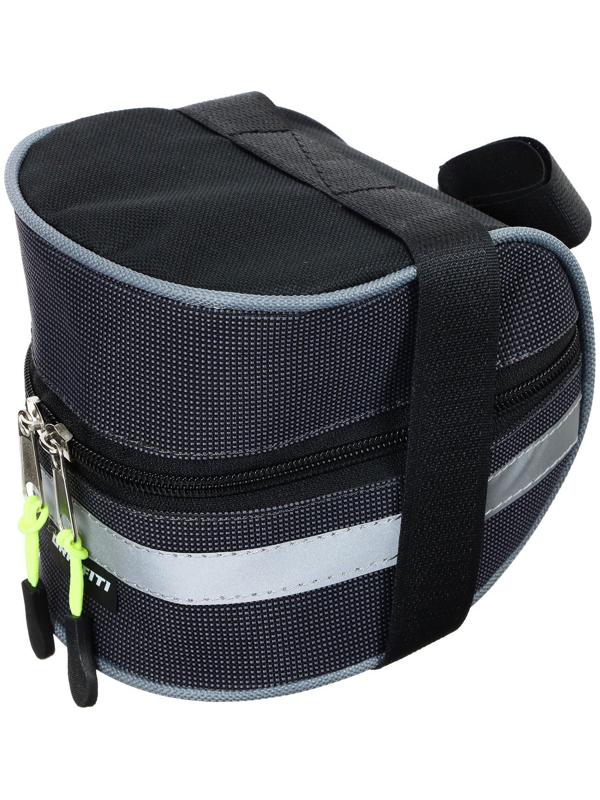 Велосумка под седло Graffiti-МАСТЕР, средняя, цвет серый