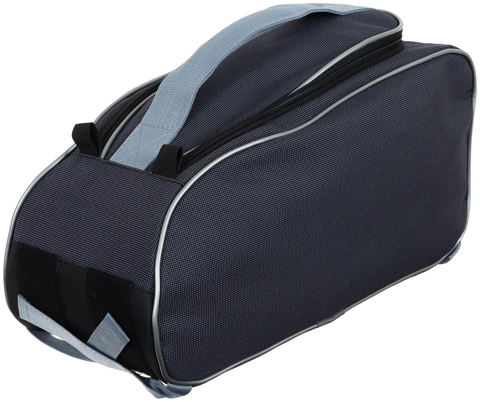 Велосумка Graffiti ДЖАСТ 1 на багажник, цвет серый