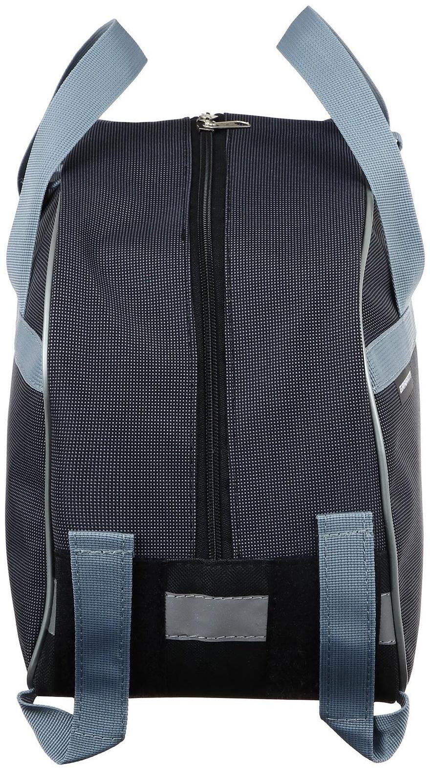 Велосумка Graffiti КАНТРИ 1 на багажник, цвет серый