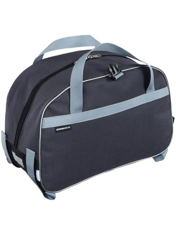 Велосумка Graffiti КАНТРИ 1 на багажник, цвет серый