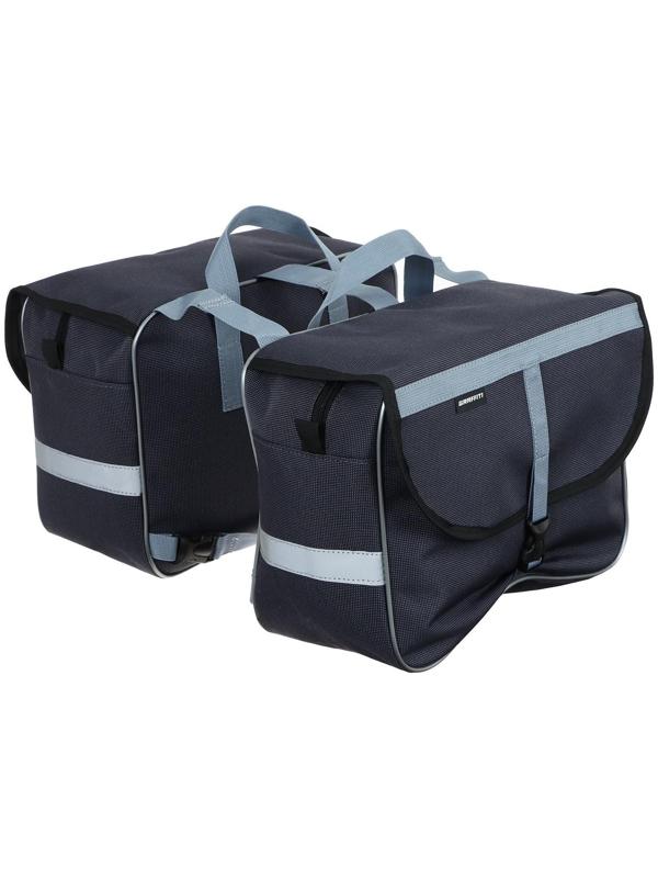 Велосумка Graffiti КАНТРИ 2 на багажник, цвет серый