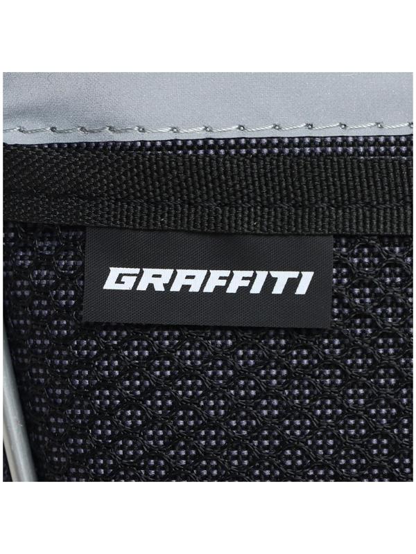 Велосумка на руль Graffiti, средняя, цвет серый