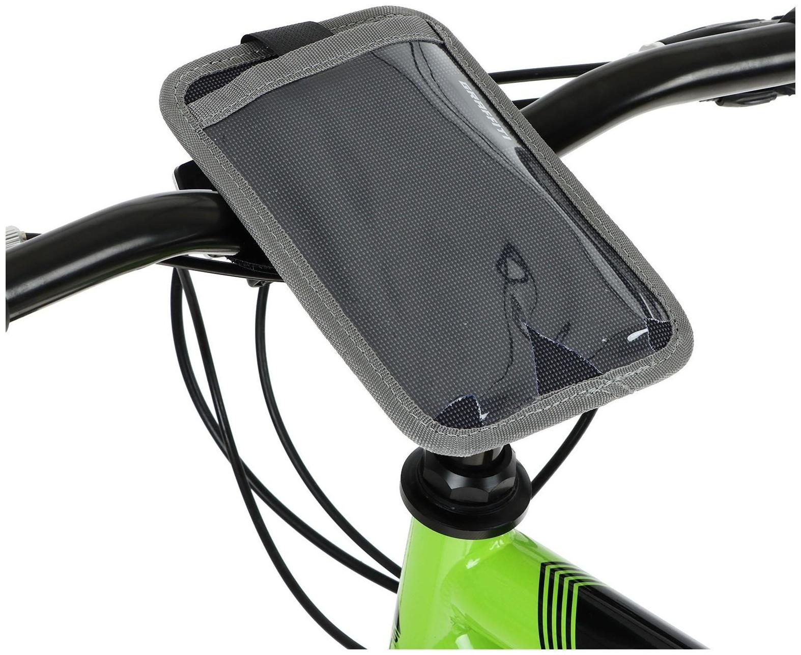 Велосумка Graffiti ПОИНТ на руль для телефона, цвет серый