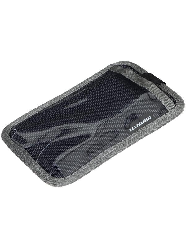 Велосумка Graffiti ПОИНТ на руль для телефона, цвет серый