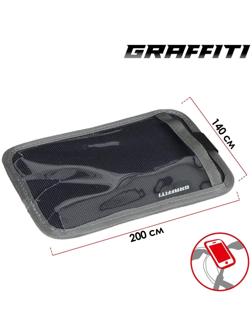 Велосумка Dream Bike «ПОИНТ-2» на руль для телефона, увеличенная, цвет серый