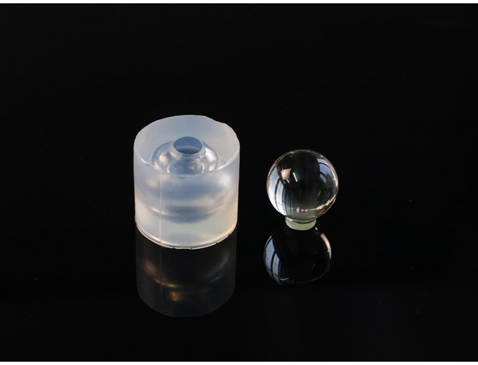 Силиконовый молд шарика, d-25 мм, h-23 мм