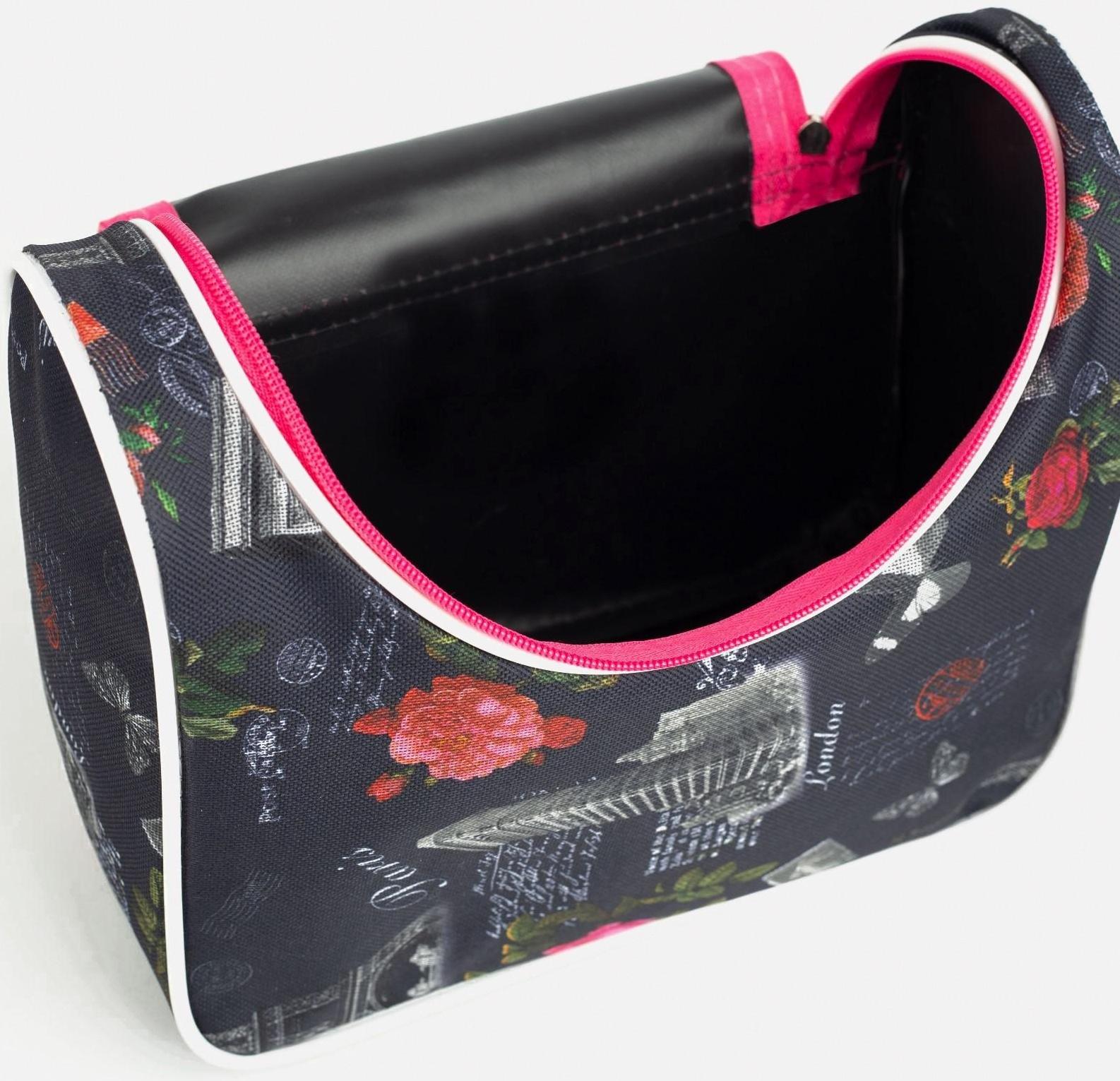 Косметичка на молнии, цвет чёрный