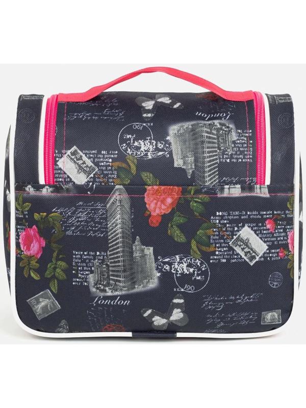 Косметичка на молнии, цвет чёрный