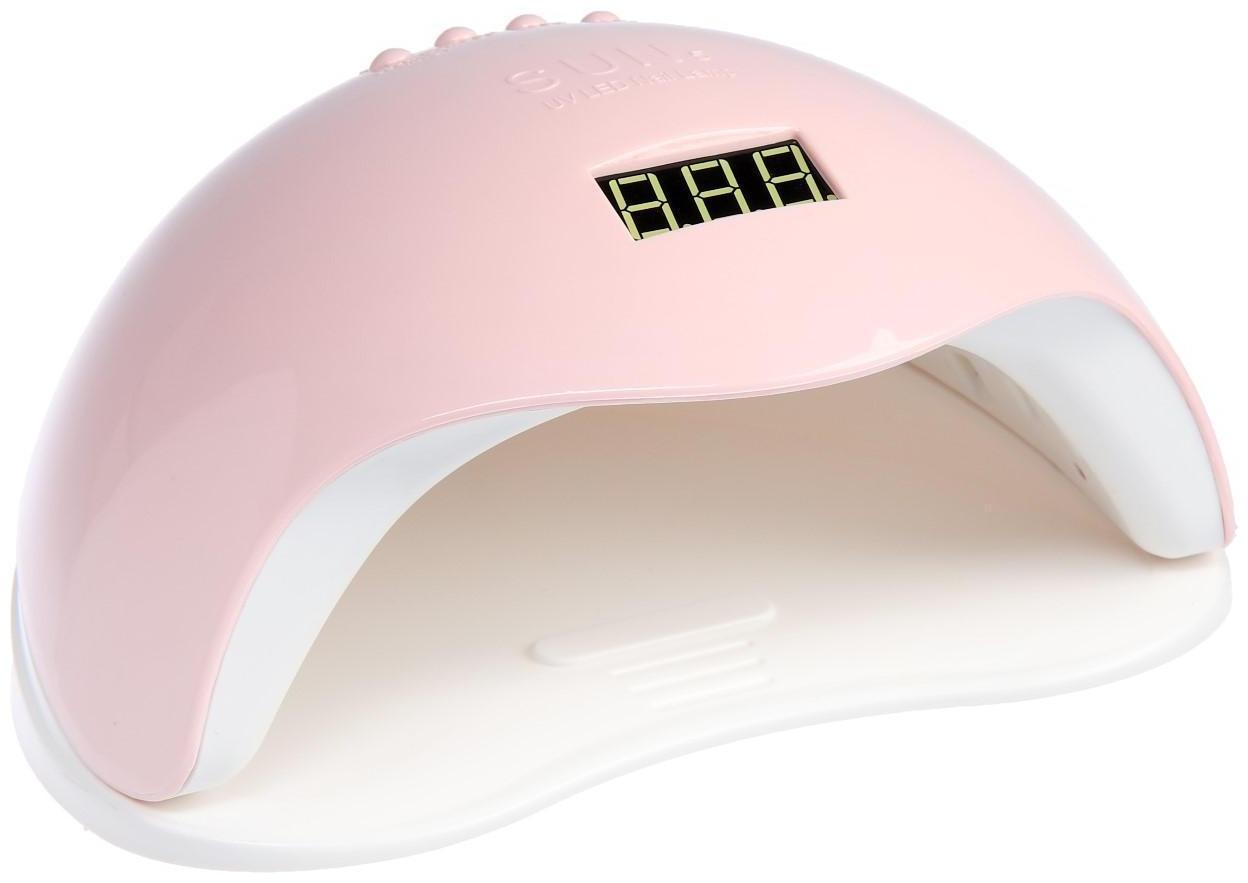 Лампа для гель-лака JessNail SUN 5 BL, UV/LED, 48 Вт, 24 диода, таймер 10/30/60 сек, розовая