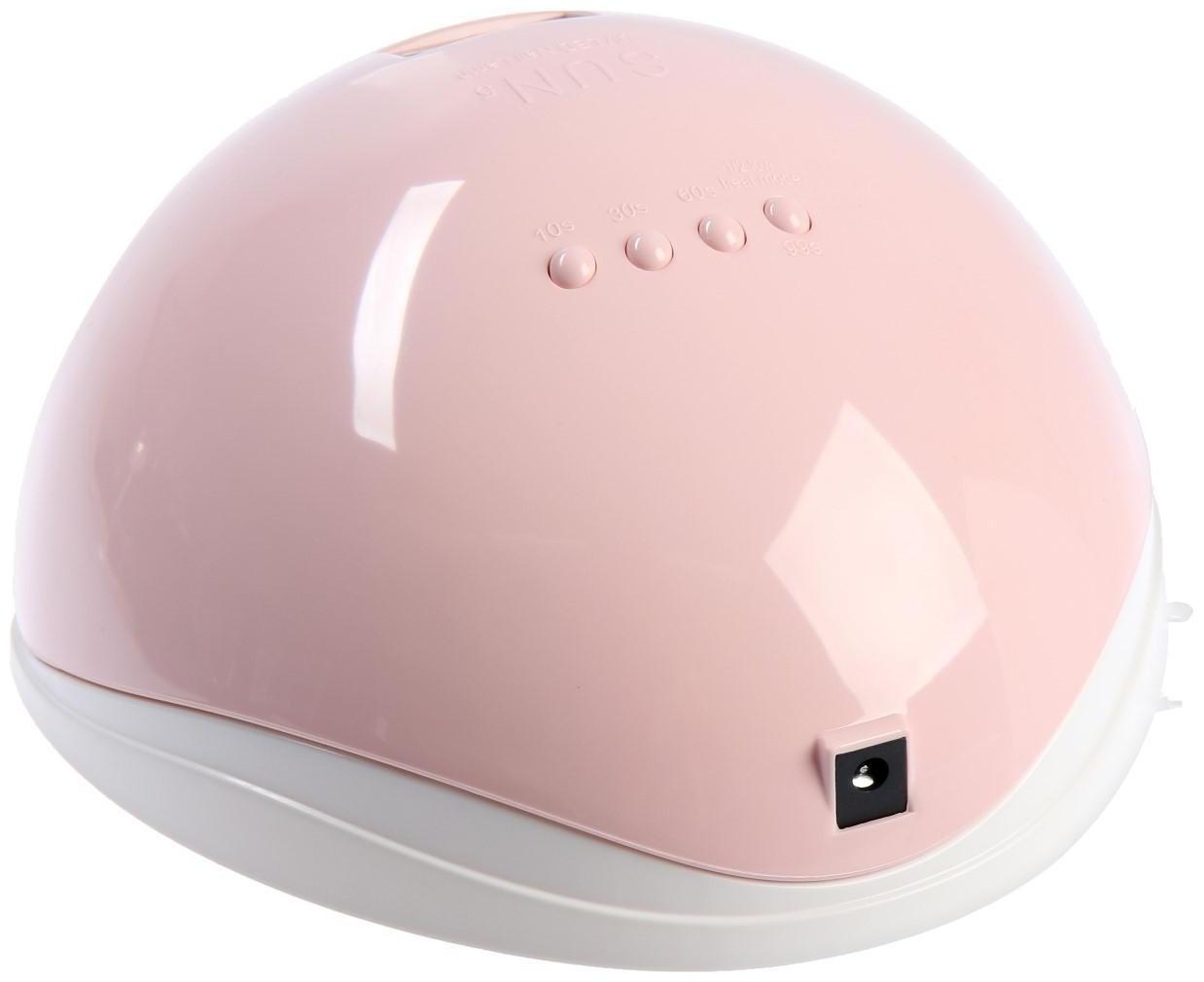 Лампа для гель-лака JessNail SUN 5 BL, UV/LED, 48 Вт, 24 диода, таймер 10/30/60 сек, розовая