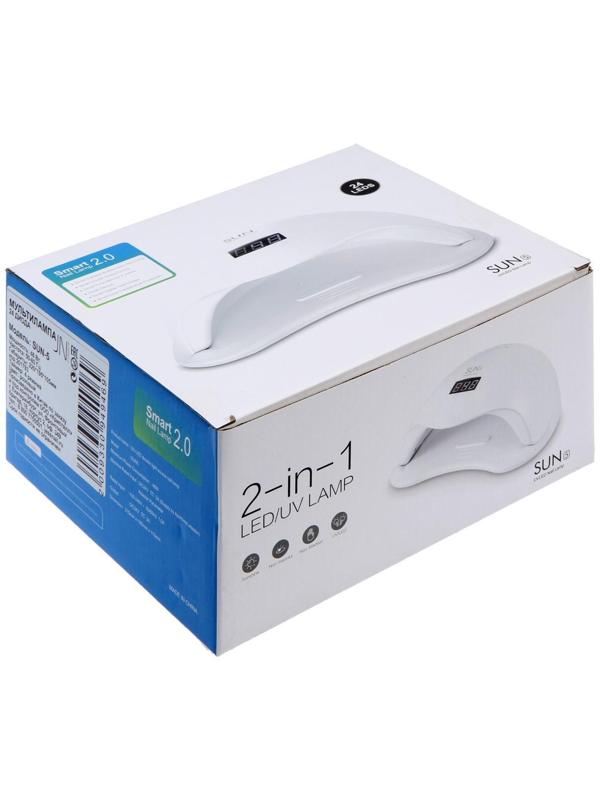 Лампа для гель-лака JessNail SUN 5 BL, UV/LED, 48 Вт, 24 диода, таймер 10/30/60 сек, розовая