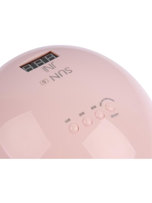 Лампа для гель-лака JessNail SUN 5 BL, UV/LED, 48 Вт, 24 диода, таймер 10/30/60 сек, розовая