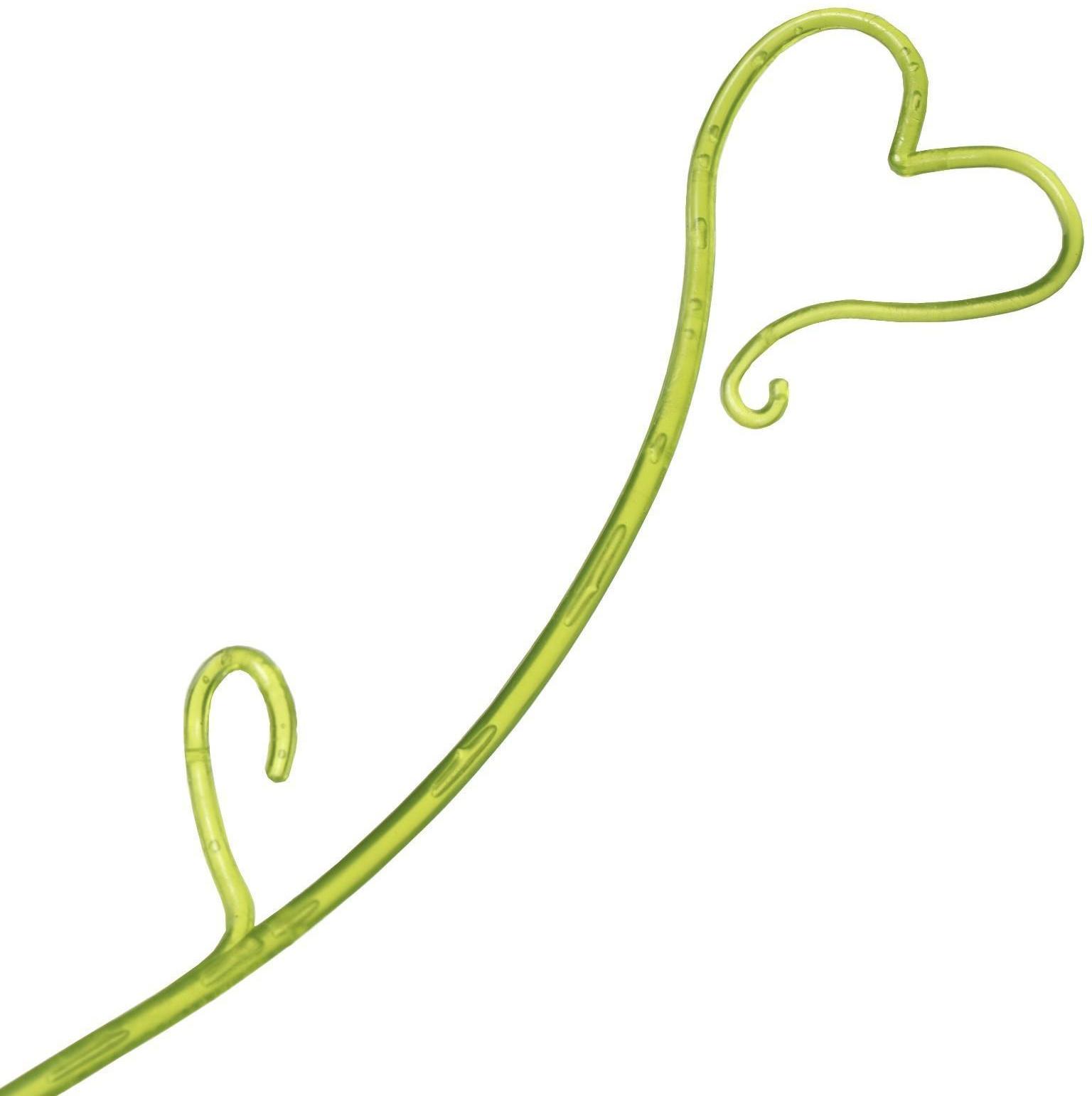 Поддержка для орхидей, h = 55 см, пластик, цвет МИКС, «Сердце»