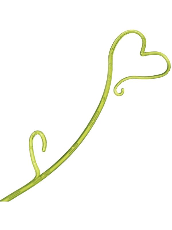 Поддержка для орхидей, h = 55 см, пластик, цвет МИКС, «Сердце»