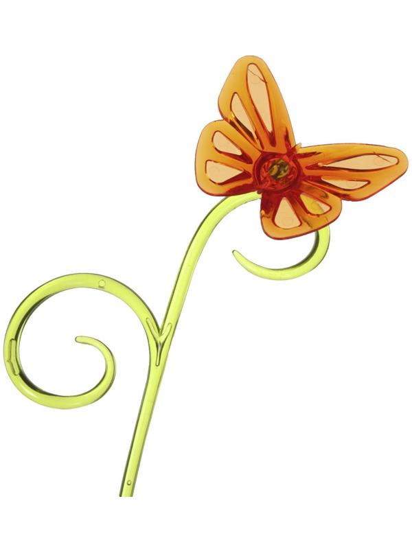 Поддержка для орхидей, h = 39 см, пластик, цвет МИКС, «Бабочка»