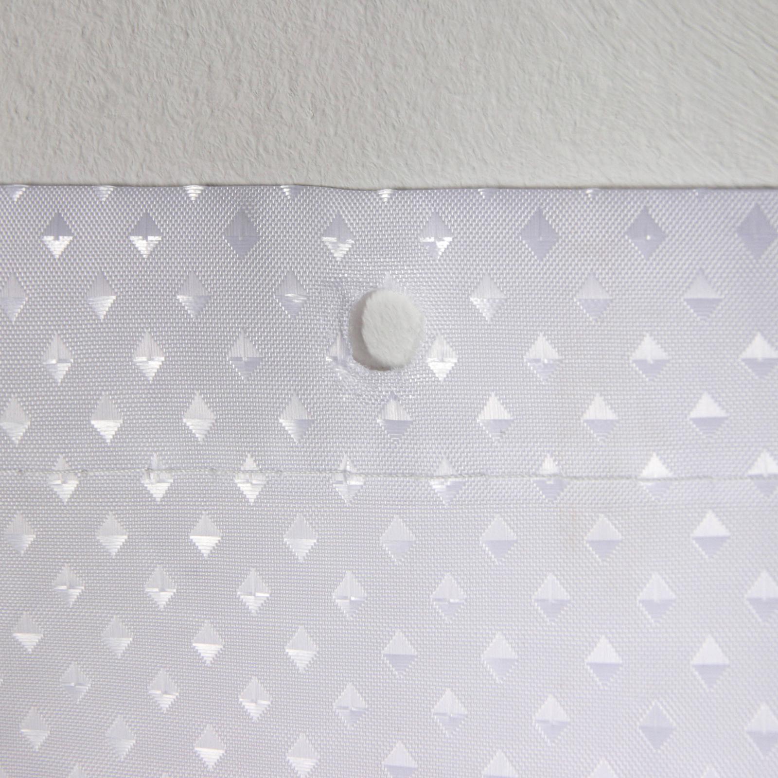 Штора для ванны Доляна «Орион», 180×180 см, полиэстер, цвет белый