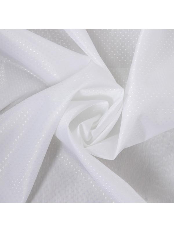 Штора для ванны Доляна «Орион», 180×180 см, полиэстер, цвет белый