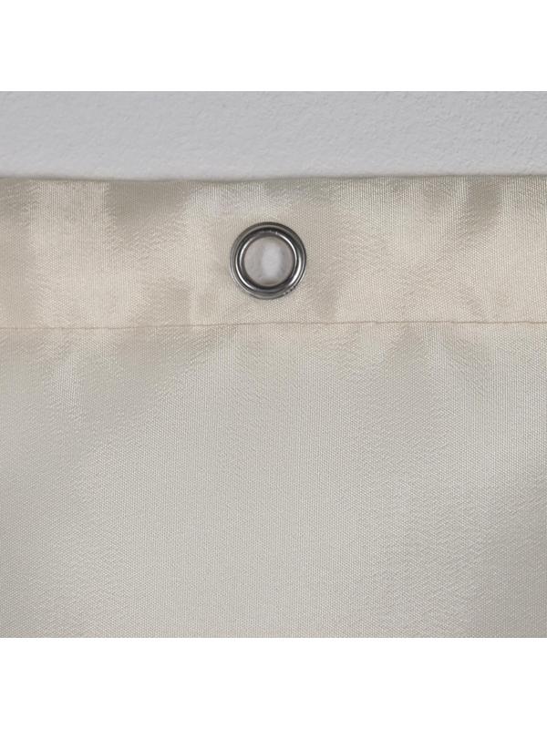 Штора для ванны SAVANNA «Классика», с люверсами, 180×180 см, полиэстер, цвет бежевый