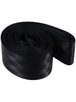 Нейлоновая лента, ремень 4.8 см × 5 м, черный