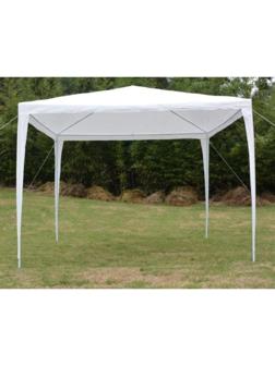 Шатер садовый 3*3м белый, открытый