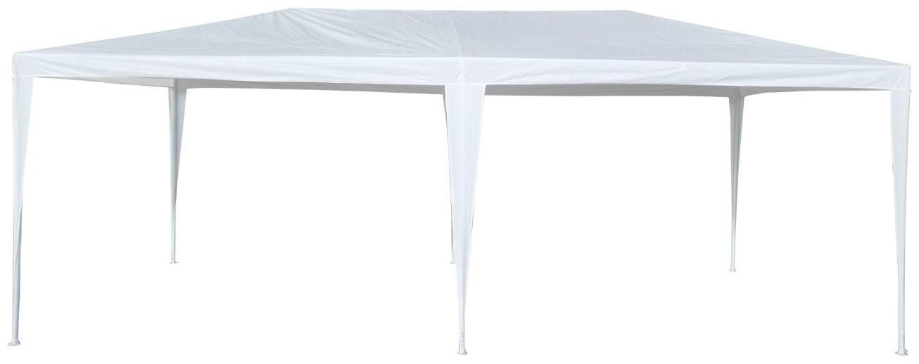 Шатер садовый 6*3м белый, открытый