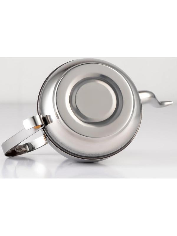 Чайник заварочный из нержавеющей стали «Леранс», 1,1 л, металлическое сито