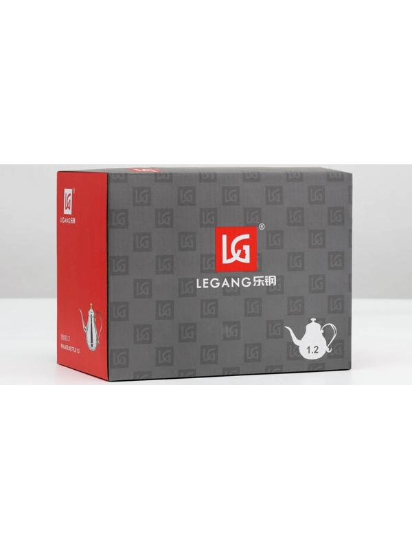 Чайник заварочный из нержавеющей стали «Леранс», 1,1 л, металлическое сито