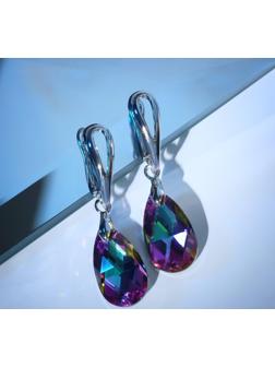 Серьги со стразами 