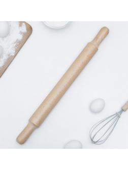 Скалка с ручками, 50×4,2 см, бук