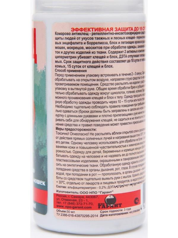 Спрей для защиты от укусов насекомых 