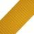 Лента бордюрная, 0.2 × 9 м, толщина 0.6 мм, пластиковая, гофра, жёлтая
